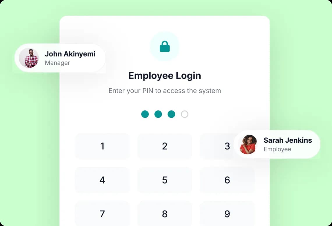 Secure and easy employee login